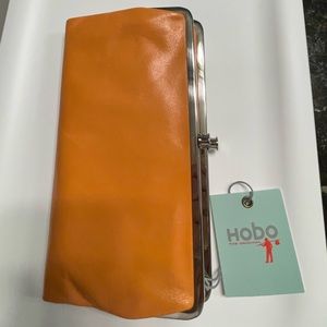 NWT Hobo Lauren leather wallet - orange